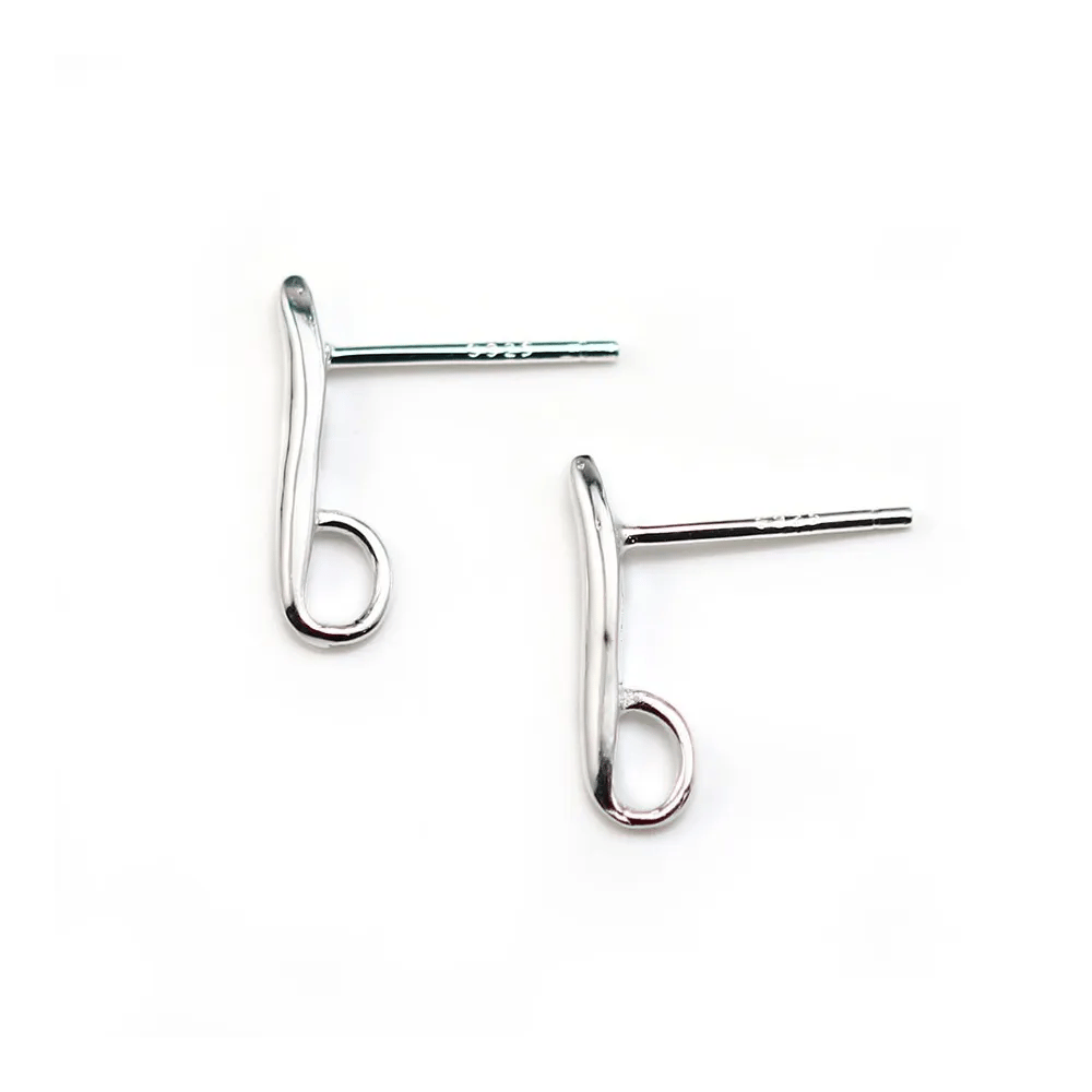 Clous d'oreilles, Argent 925 12mm x 2 st