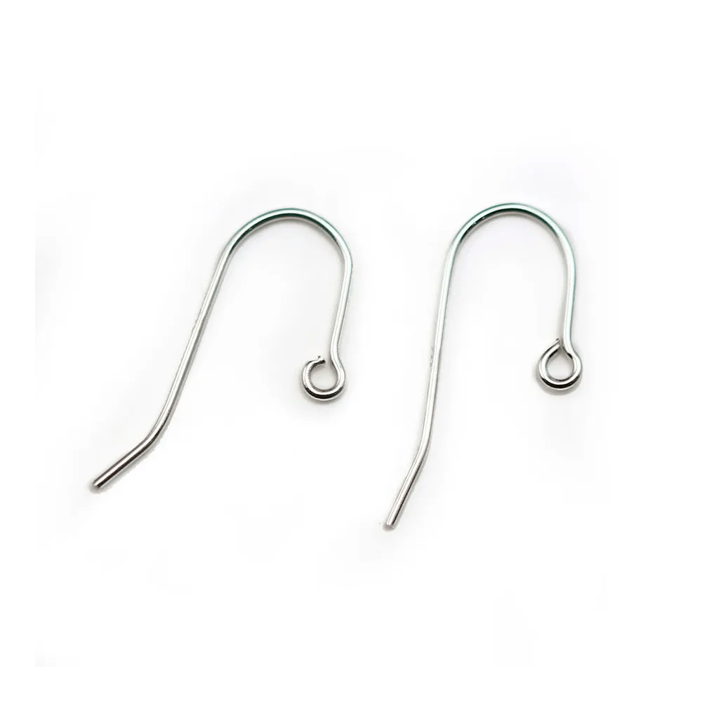 Crochets d'oreilles, argent 925  9x22mm x 4pcs