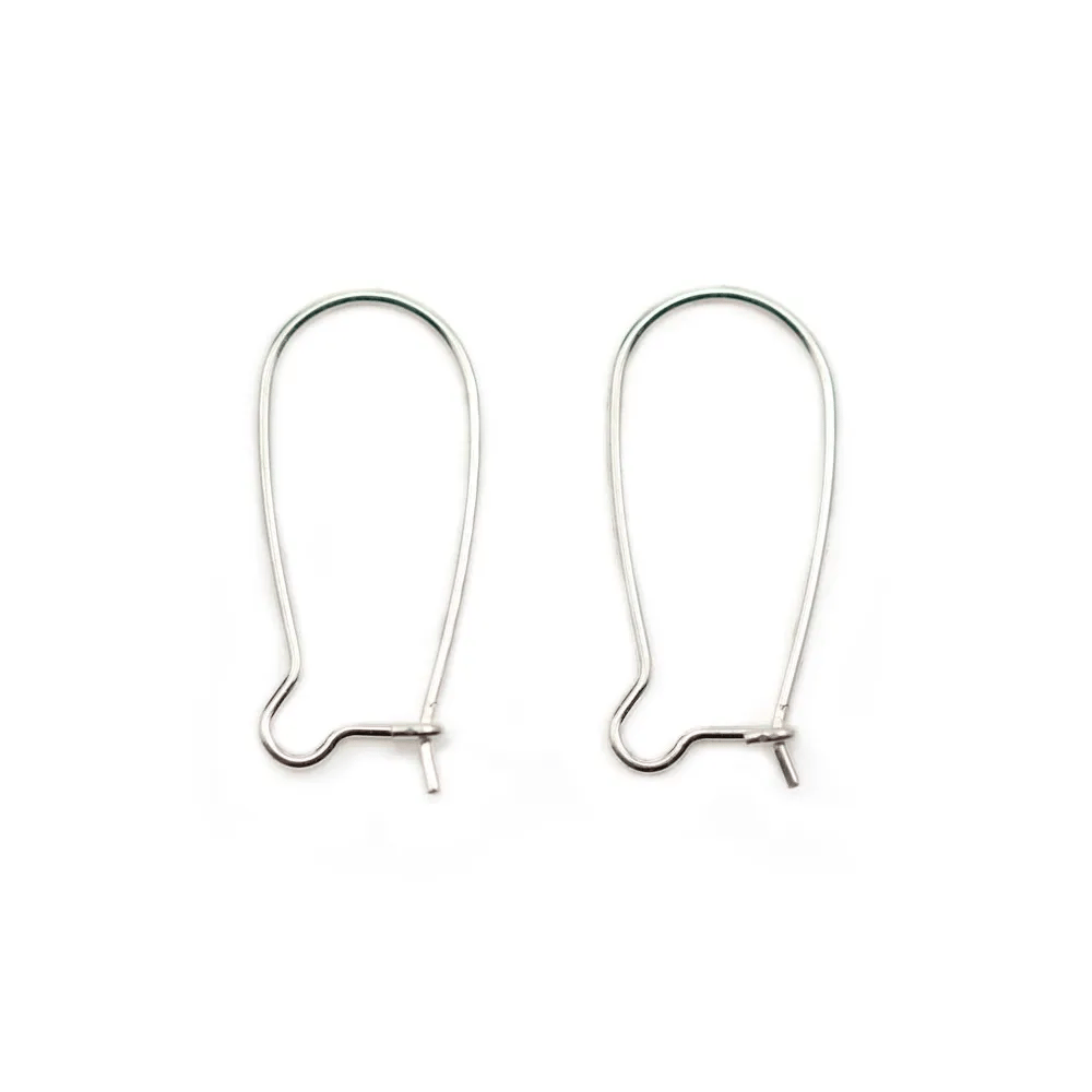 Clous d'oreilles avec zirconium, Argent 925 Rhodié ,4mm x 2pcs 