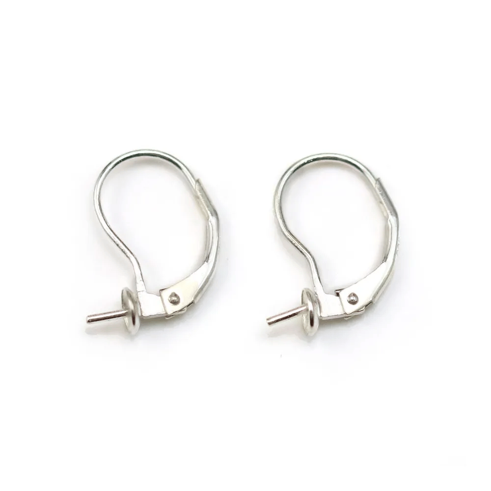 ARG 925 Dormeuse Coupelle 5mm  x 20 pcs