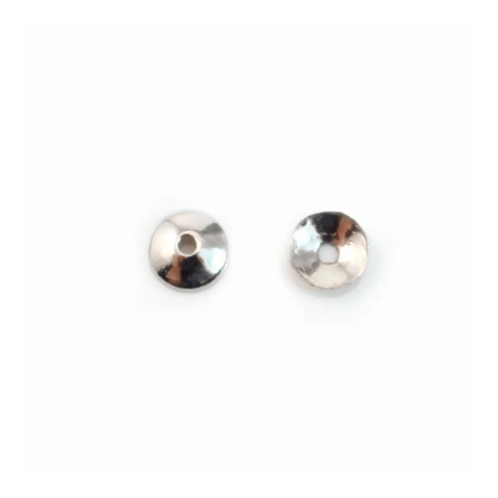Coupelle lisse Argent 925 Rhodié 3mm  x 20 pcs