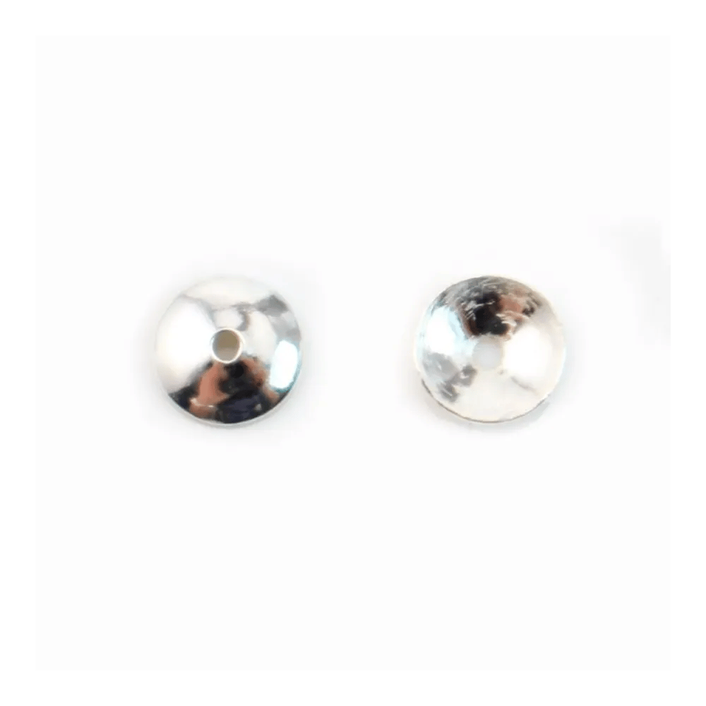 Coupelle lisse Argent 925 Rhodié 4mm x 20 pcs