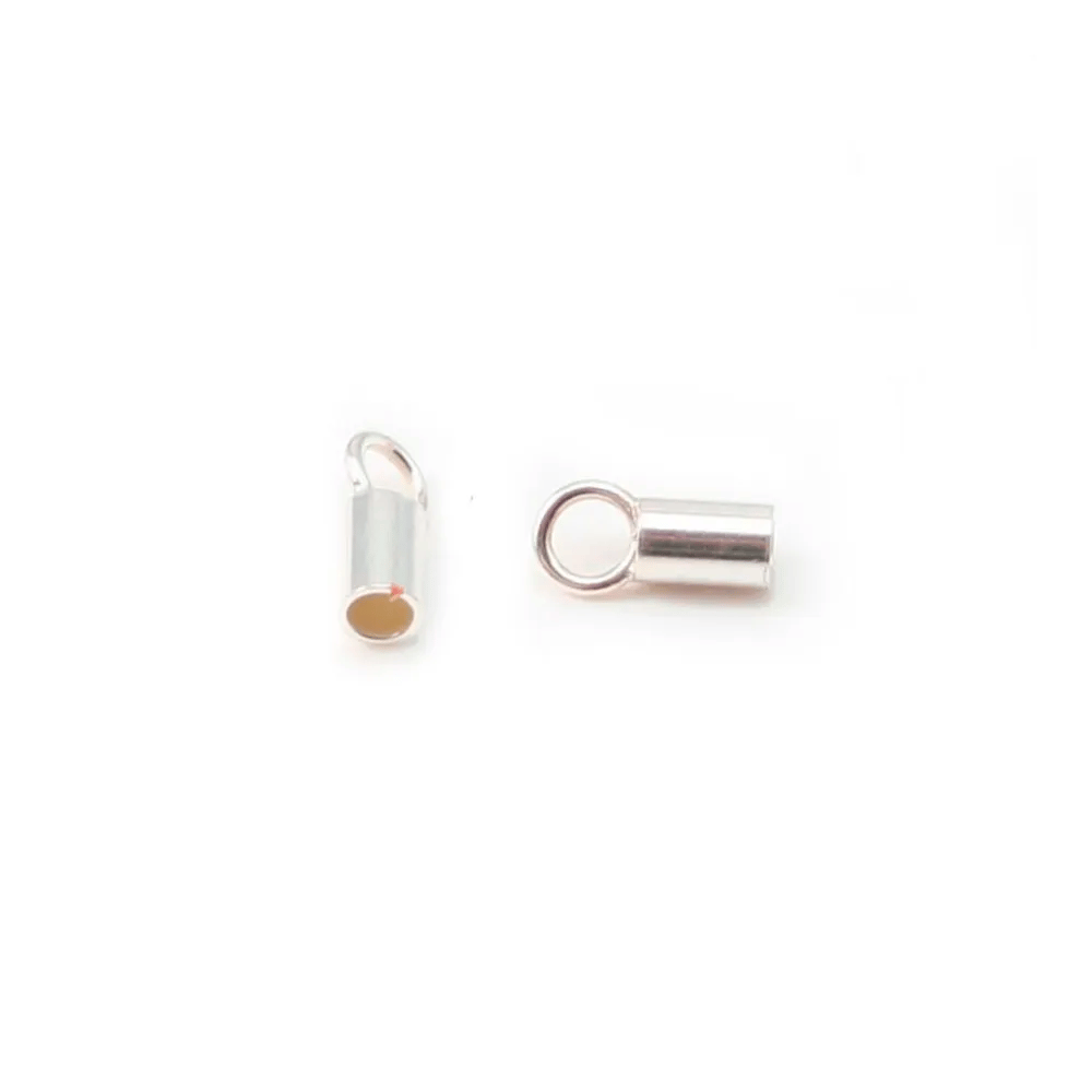  925 Sterling Silver Terminators for cords 2mm x 2pcs