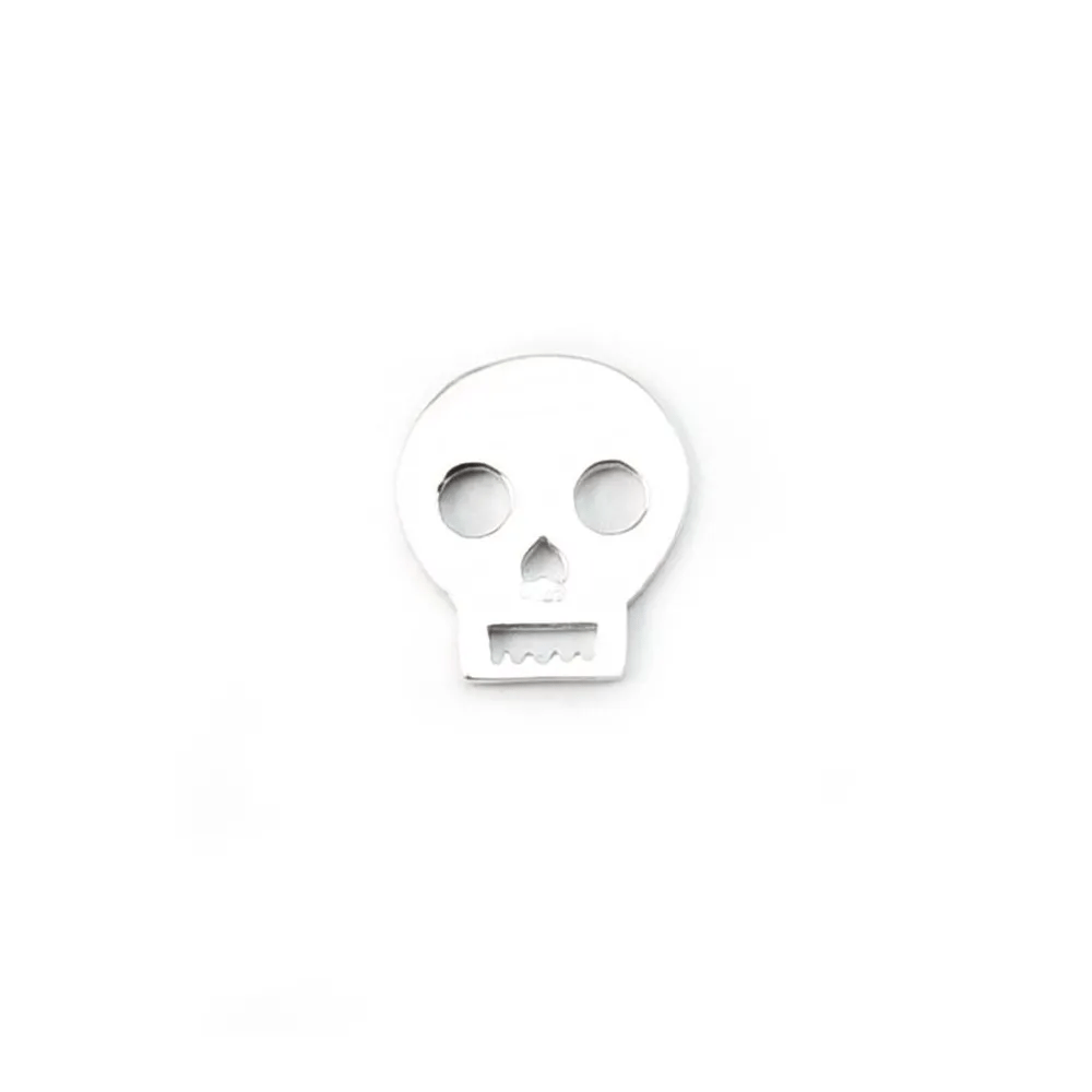 Streling Silver 925 skull 12mm  x 1pcs