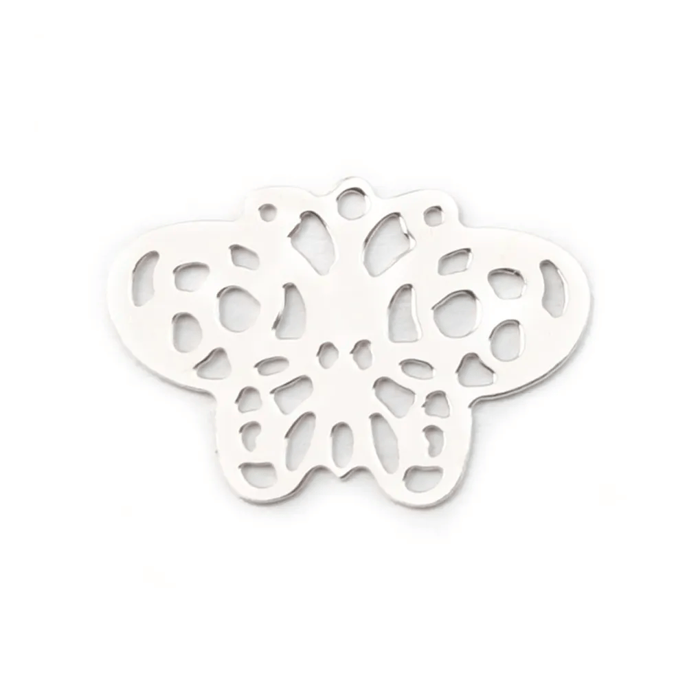 Breloque papillon Argent 925 11x16mm x 2pcs