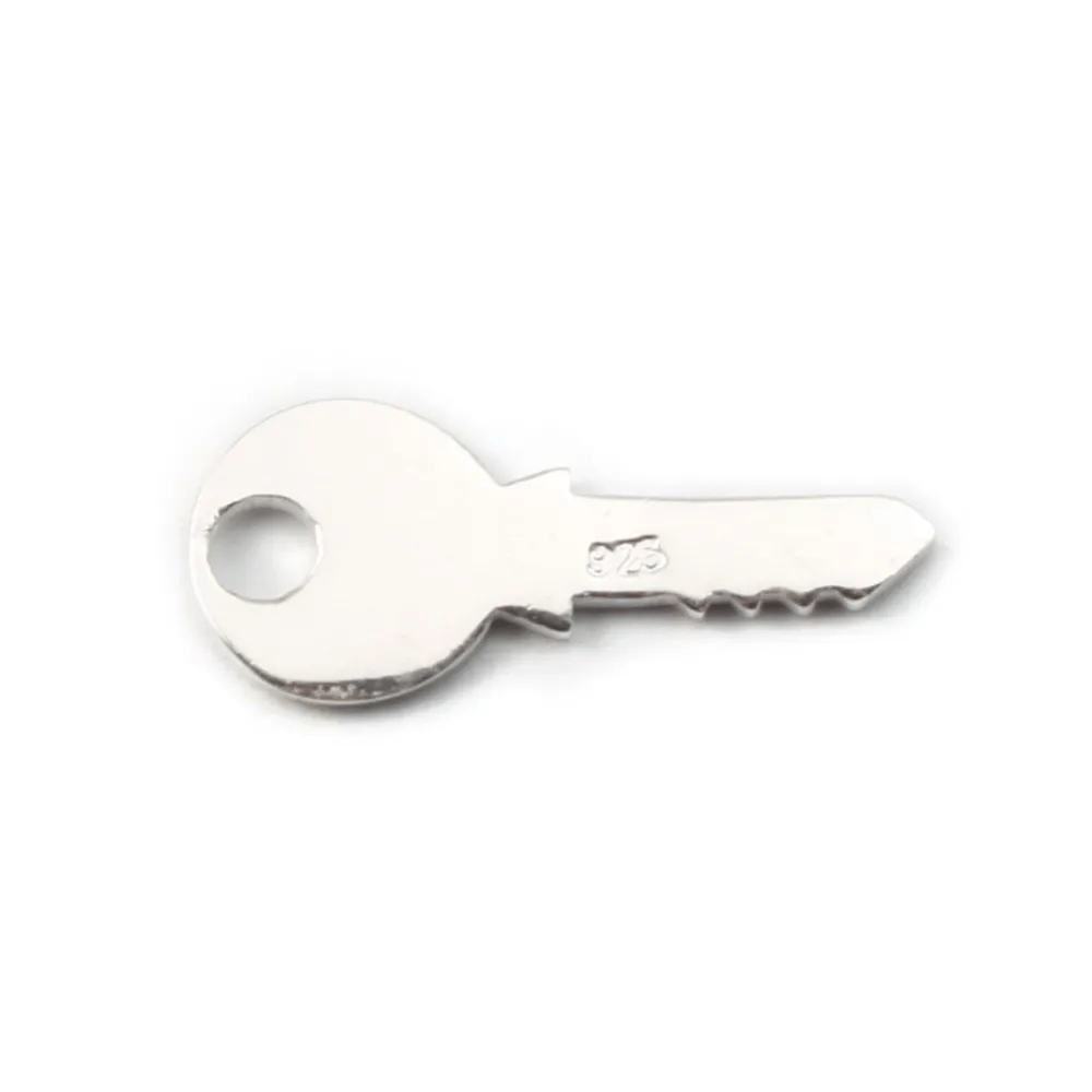 Argent 925 accessoire clé 7 x17mm x 1pcs