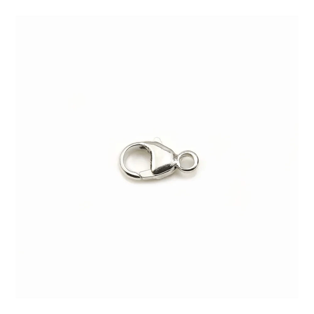 Fermoir mousqueton 4x8mm en argent 925 x 2pcs