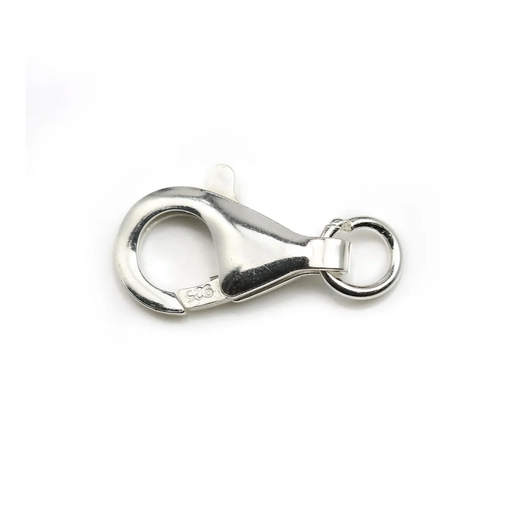 Fermoir Mousqueton, Argent 925  16mm  x 1pc