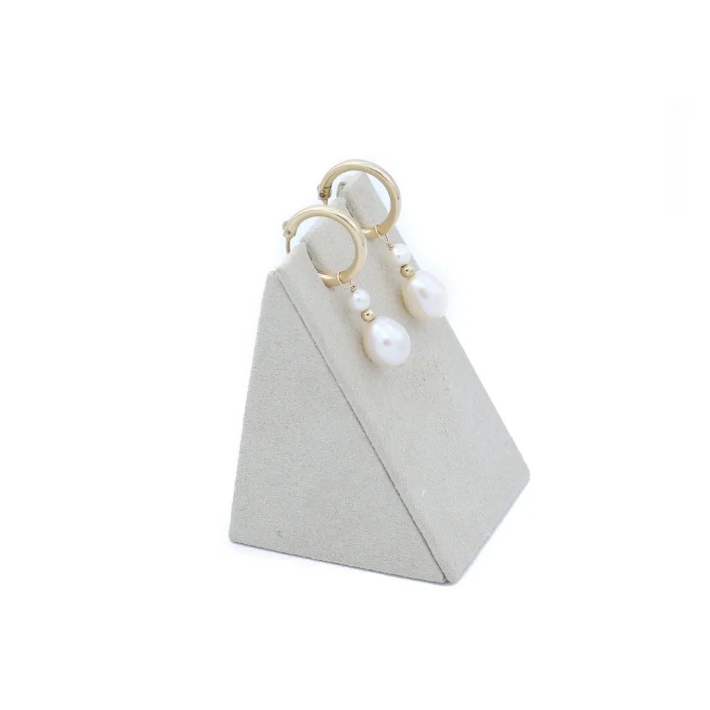 Boucle d’oreille en gold filled & perles de culture d'eau douce x 2pcs