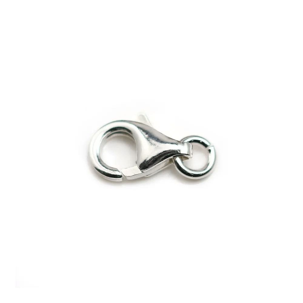 Lobster clasp  sterling silver 925 11mm  x 1 piece