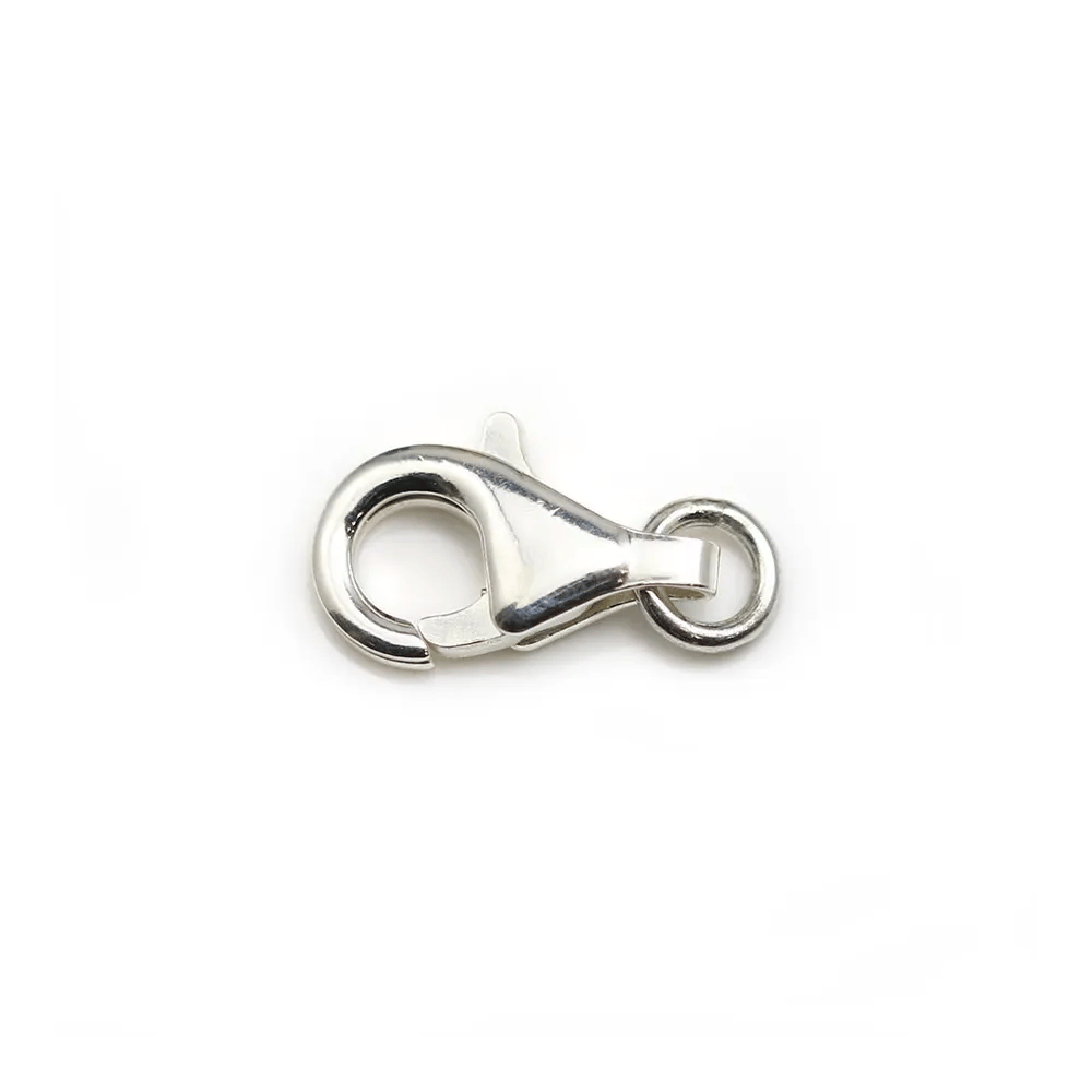 Fermoir Mousqueton, Argent 925  13mm  x 1pc