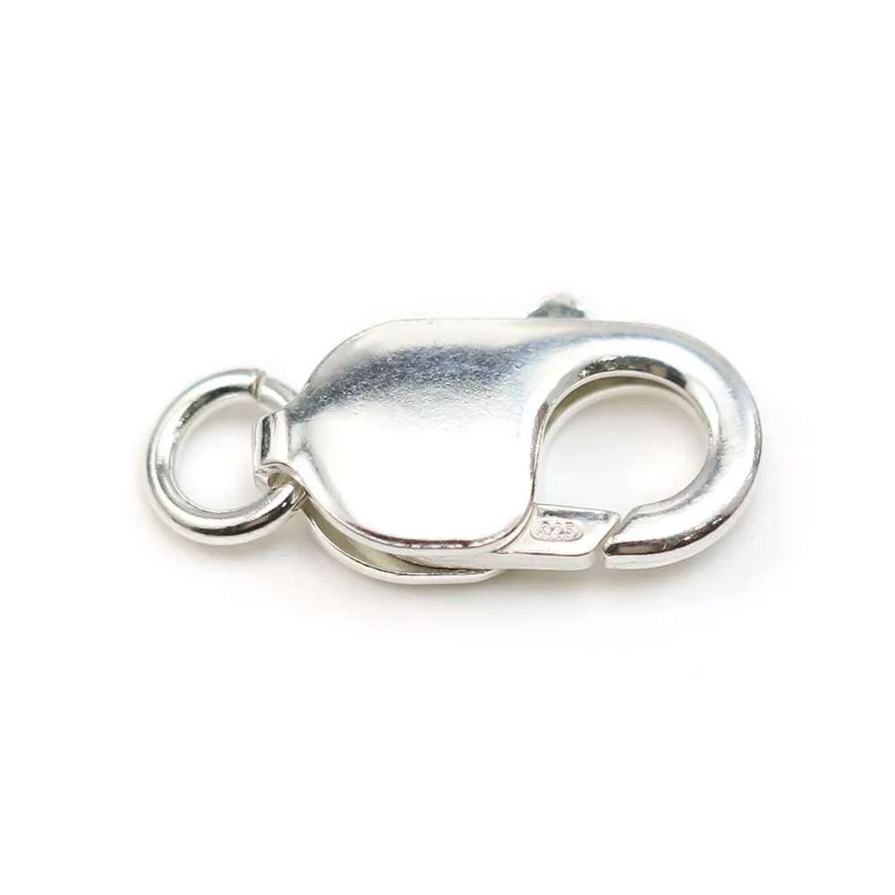 Fermoir mousqueton en argent 925 10x22mm x 1pc