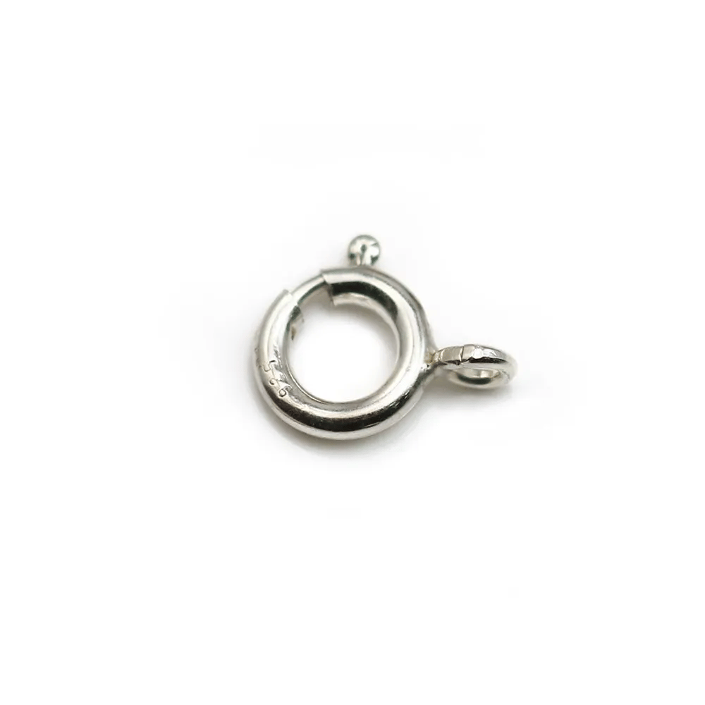 Silver 925 Spring Clasp 8mm x 1pc