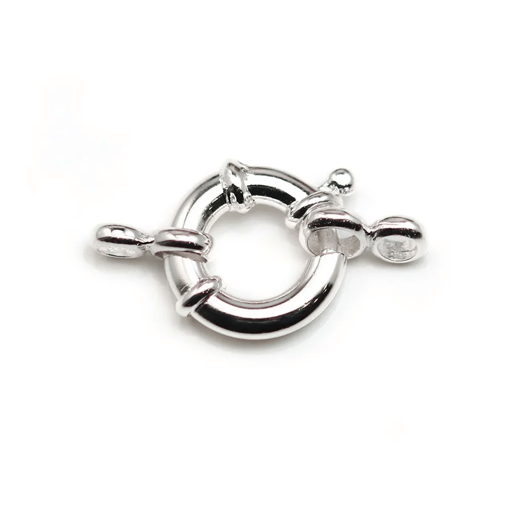 Argent 925 Fermoir bouée 12mm x 1pc