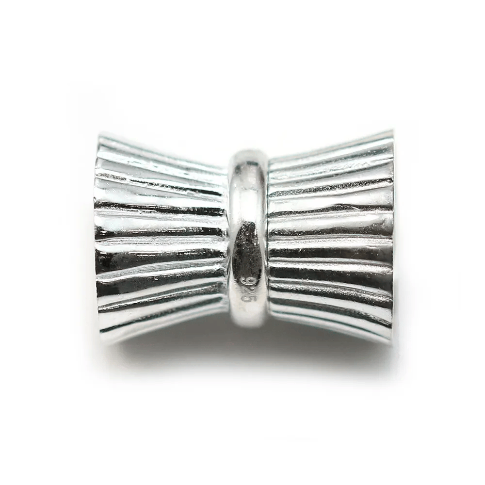 Argent 925  Fermoir aimande 22.5x15.50mm x 1pc  
