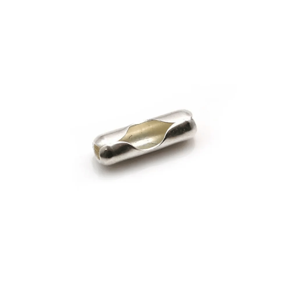 Embouts fermoir pour chaîne à billes 2mm en argent 925 x 4pcs