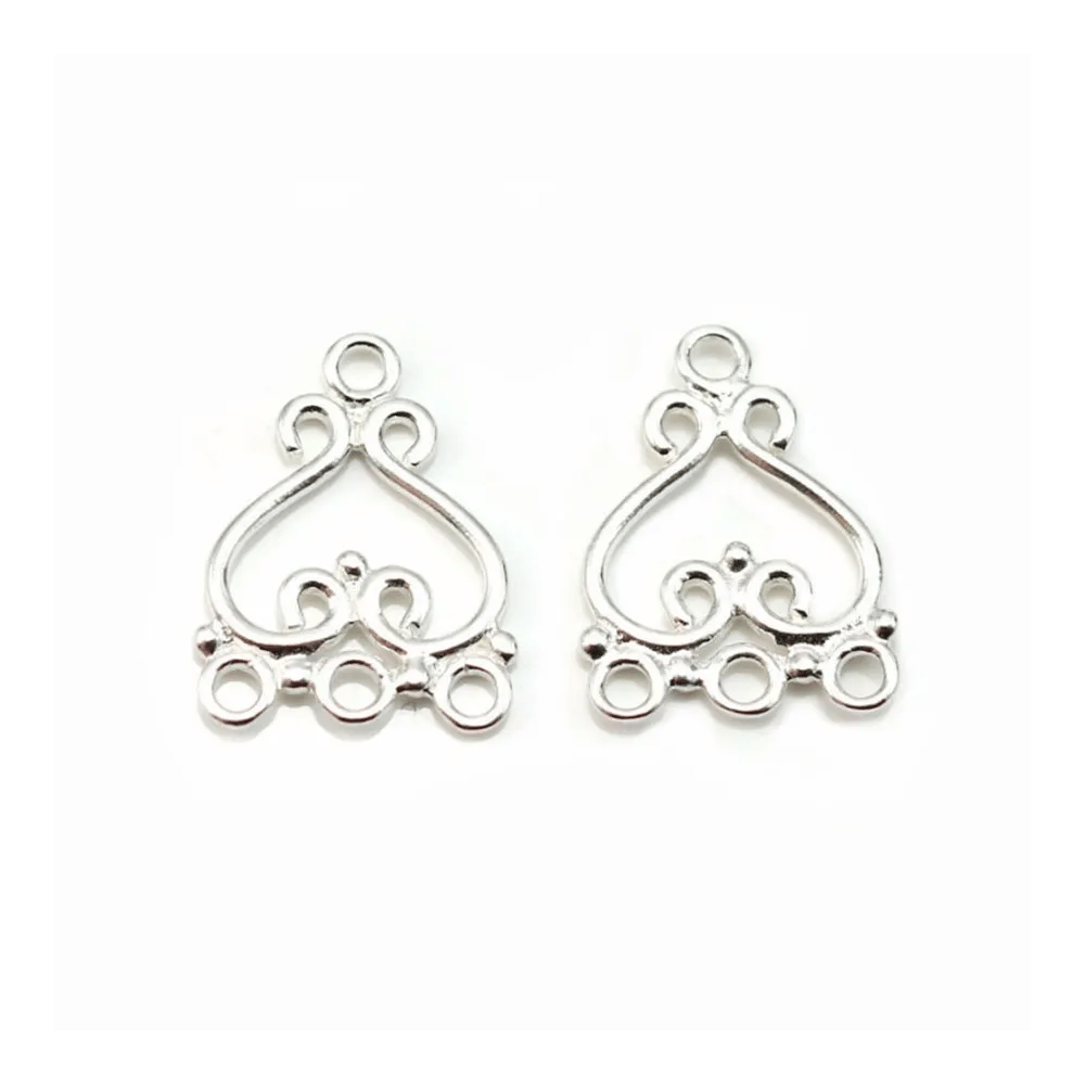 Intercalaire pour 3 rangs , argent 925 ,19.5mm x 1pc