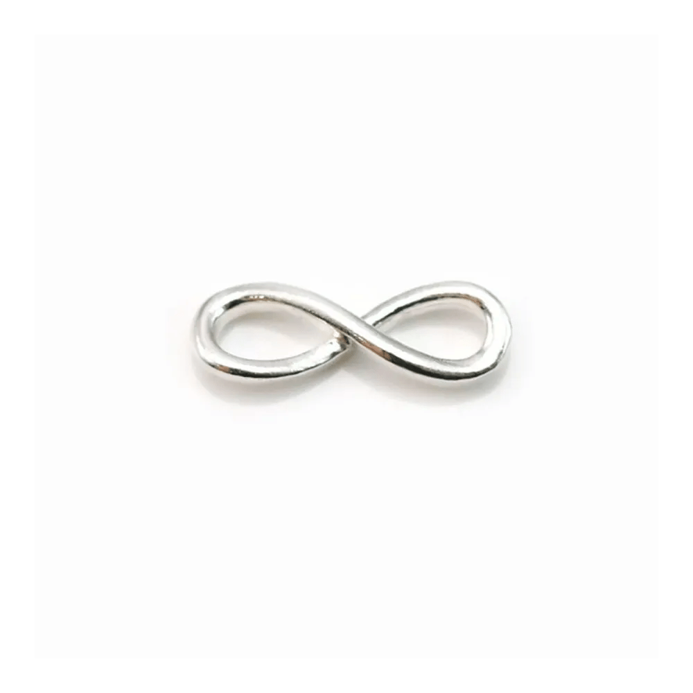 Intercalaire infini, argent 925, 5x15mm x 2pcs