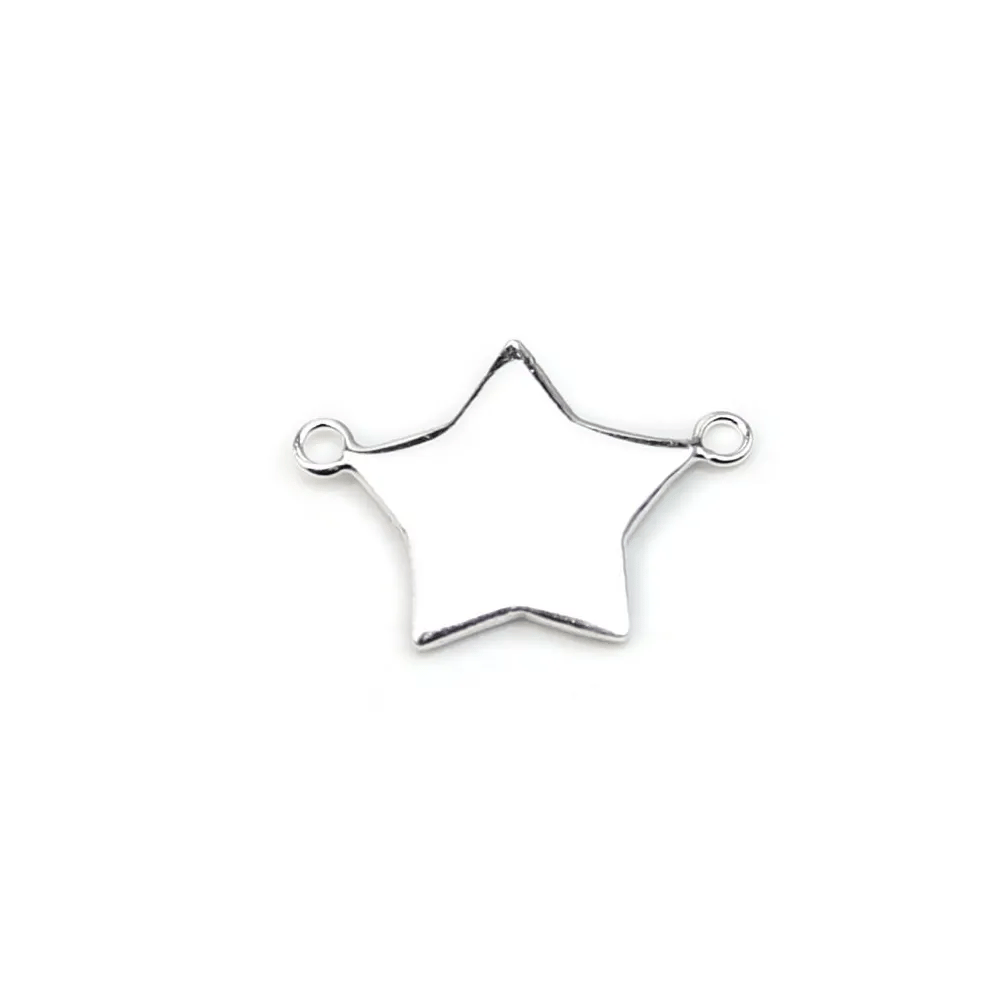 Intercalaire ancre en argent 925  9x19mm x 1pc