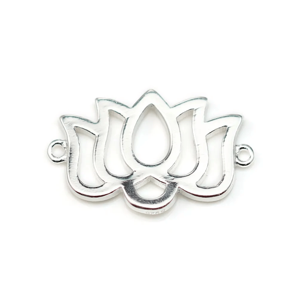 Intercalaire papillon en argent 925 14x20mm x 1pc