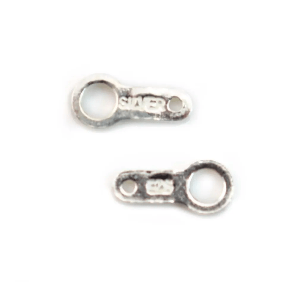 925 Sterling Silver  Tag 7 mm x 10 pcs 