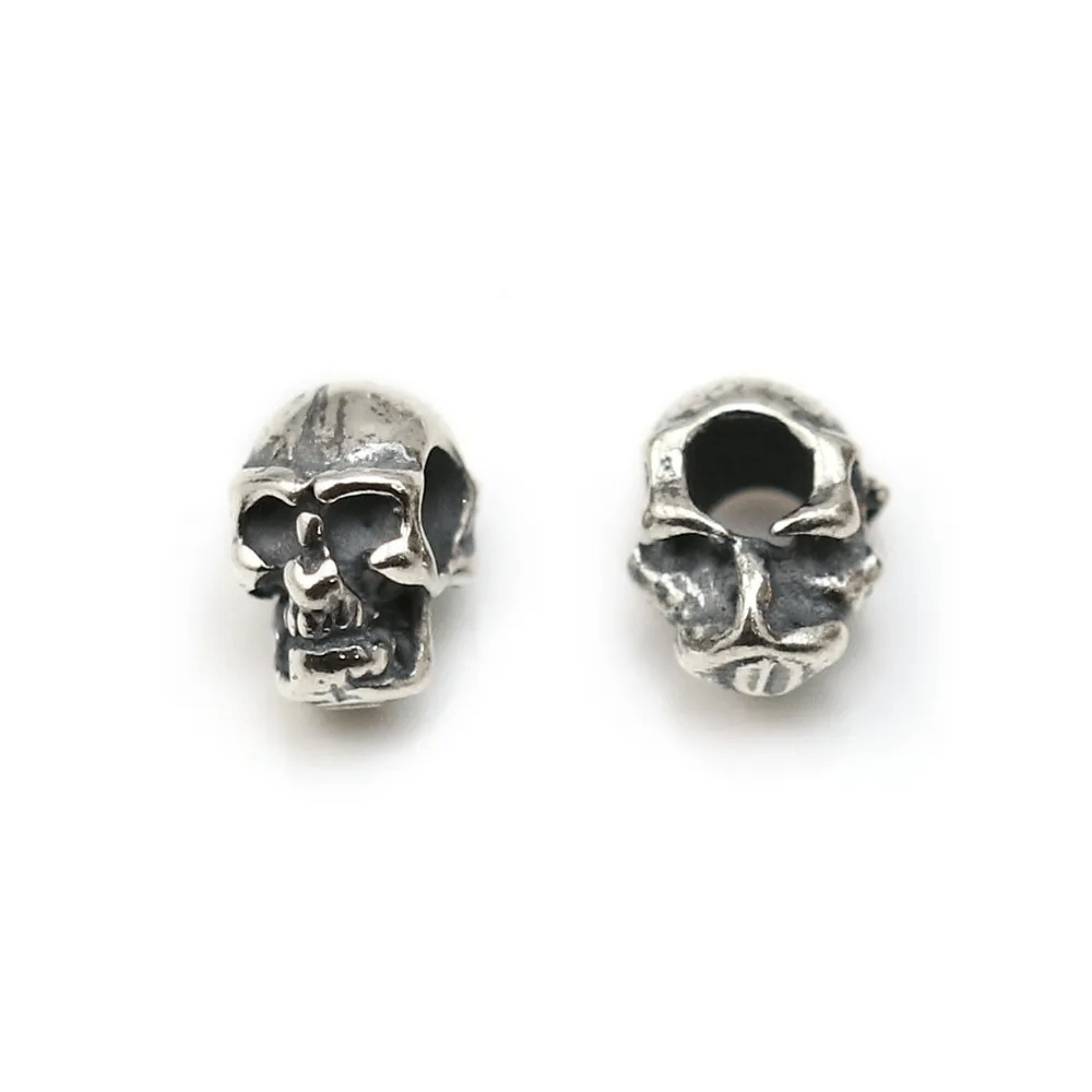 Pendentif tête de mort,  Argent 925  5x7mm x 1pc