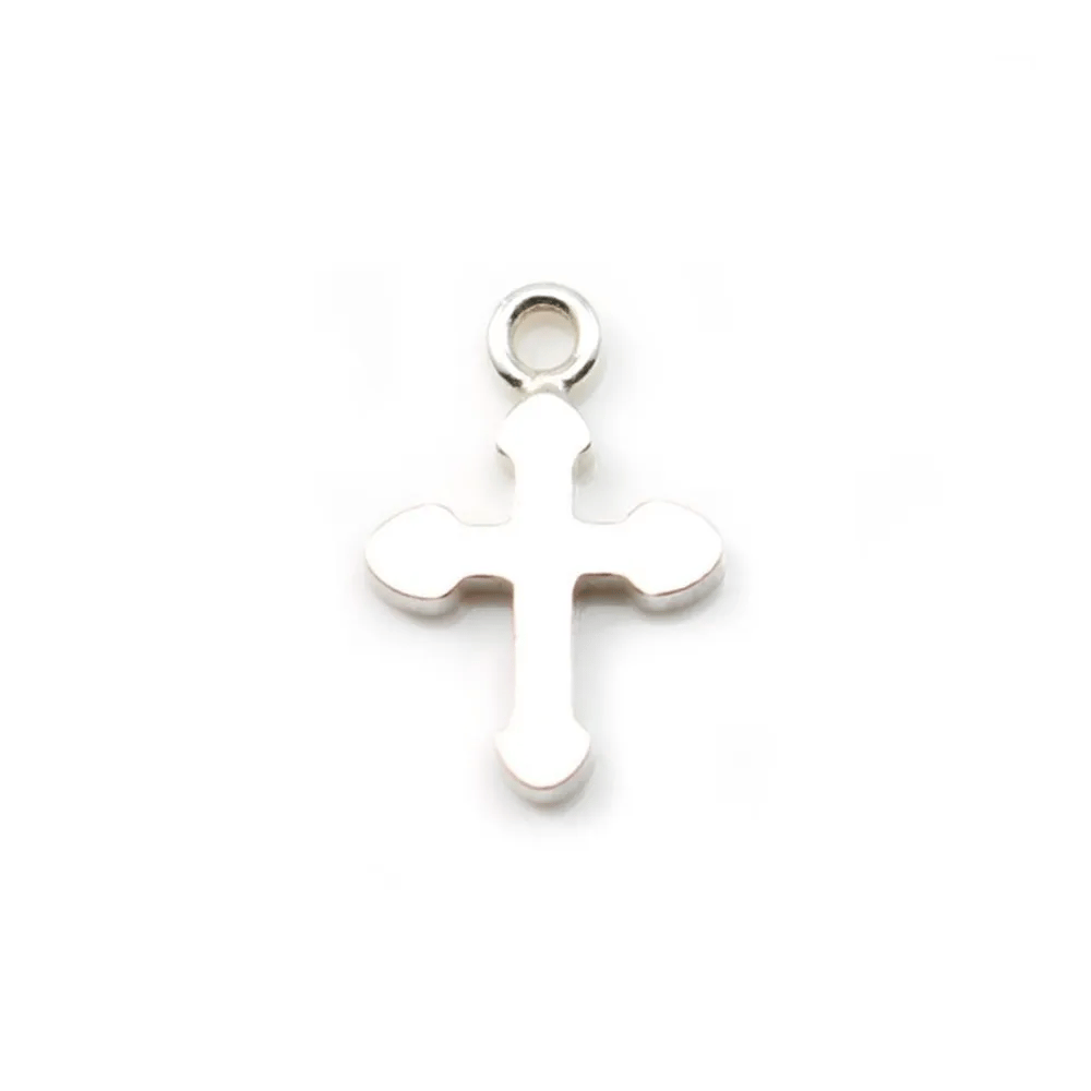 Pendentif Croix Argent 925 8x12mm x 2 st