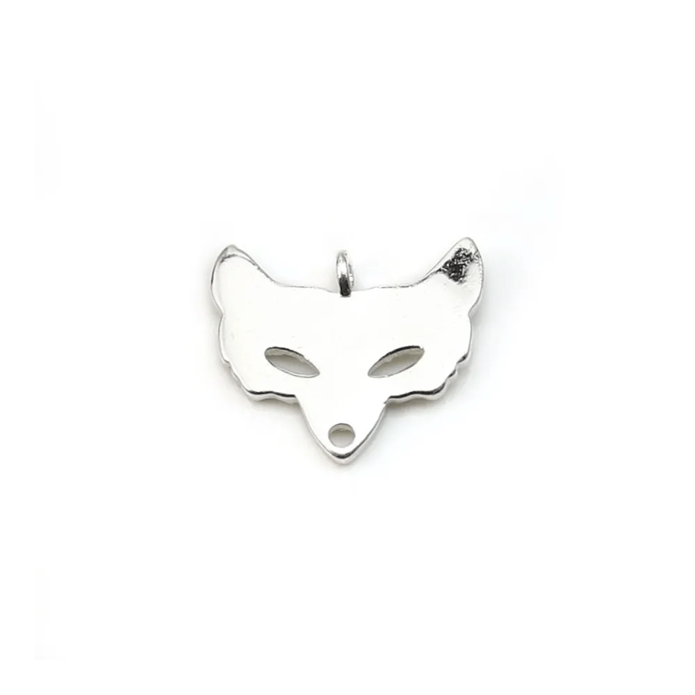 Breloque moustache en argent 925 5x10mm x 1pc