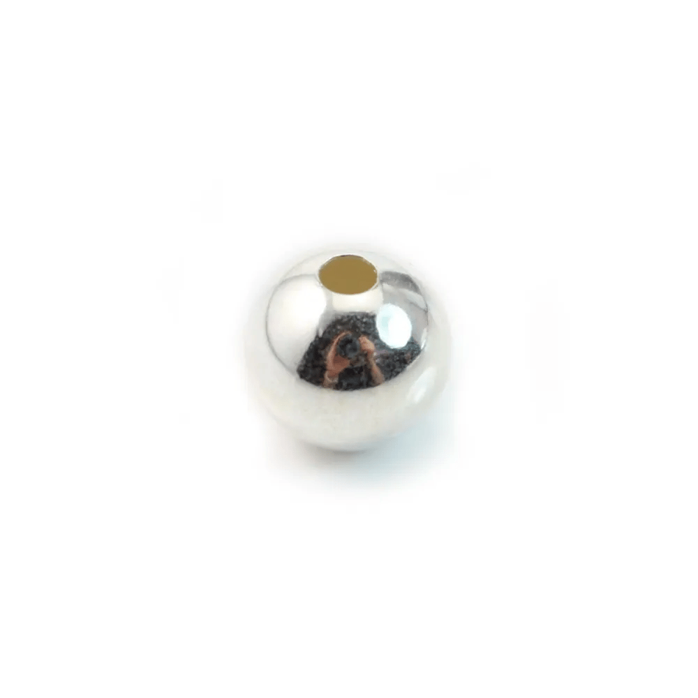 Boule Ronde en Argent 925 10.5mm  x 1pcs