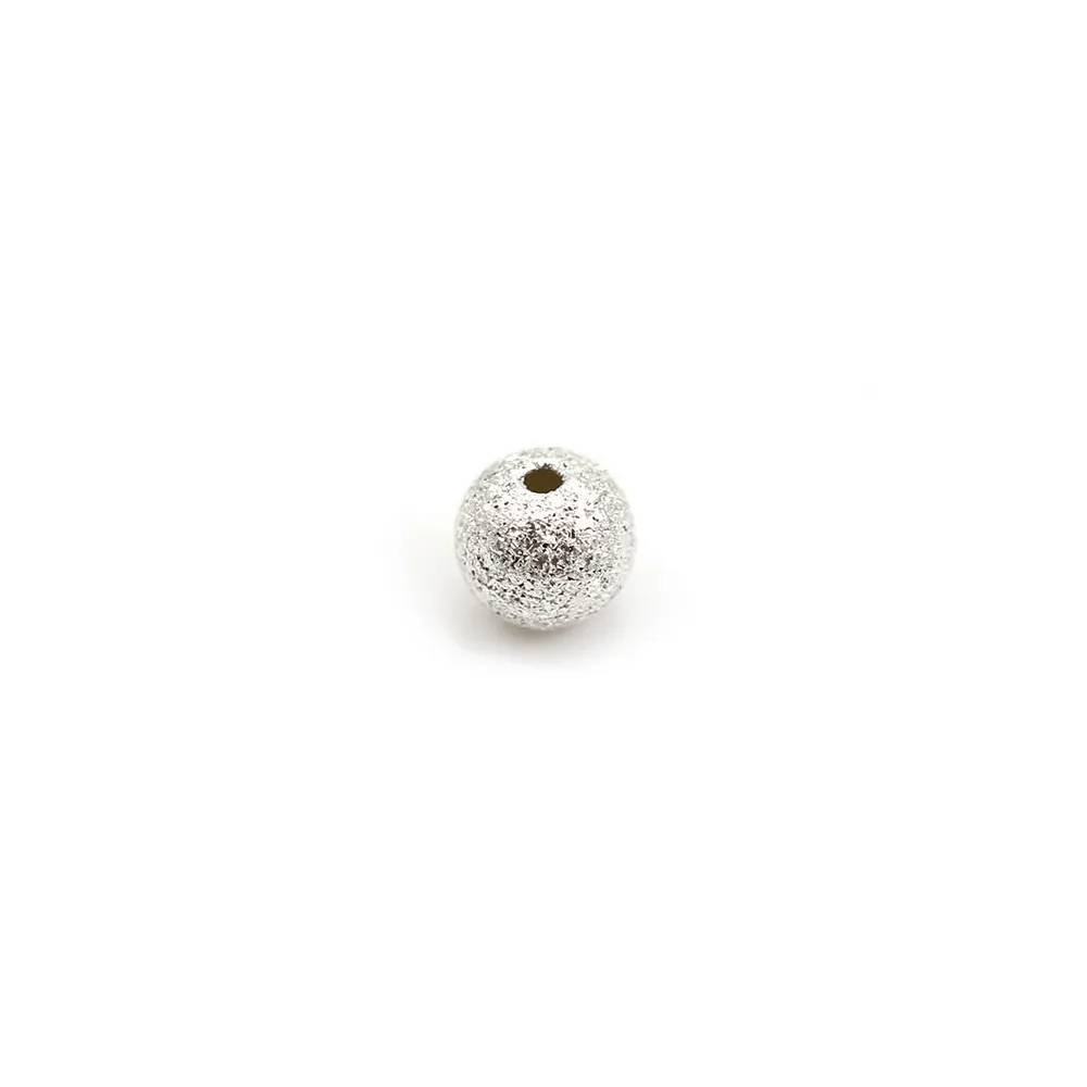 Boule diamantée  Argent 925 6mm x 4pcs