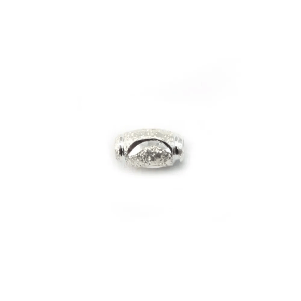 olive laser cut 4x7 mm en Argent 925 x 4