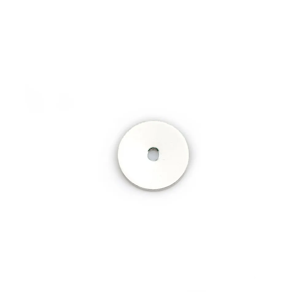 925 Silver Disc 8mm x 5pcs