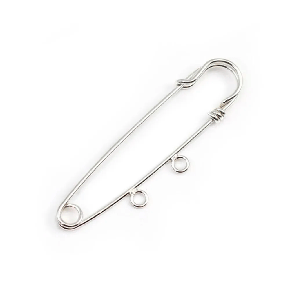 Watch Pin with 2 holes Sterling silver 925 ,50x15mm x1pc