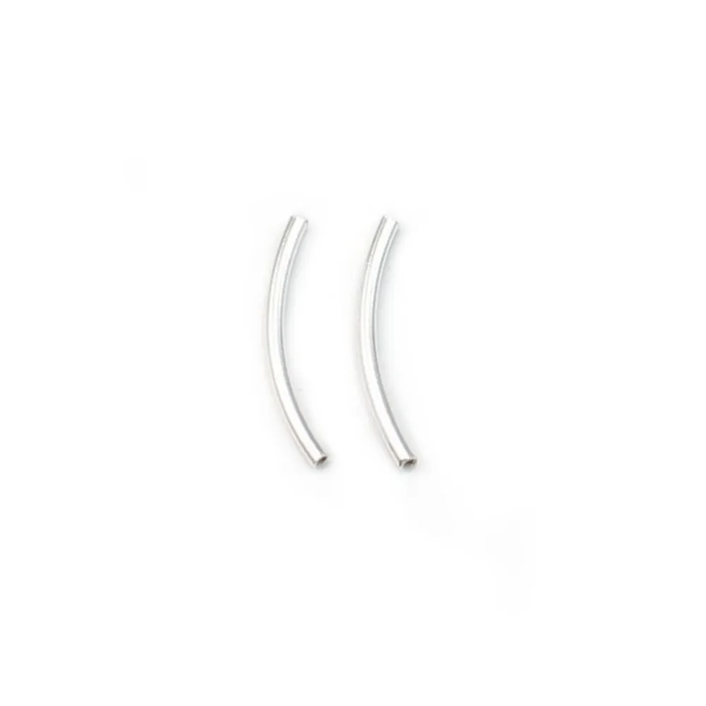 Tube 20x1.6mm en Argent 925 x2