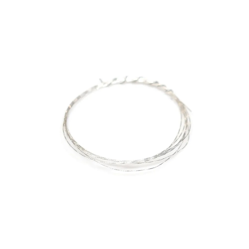 Fil sparkle en argent 925, 0.4mm x 1m