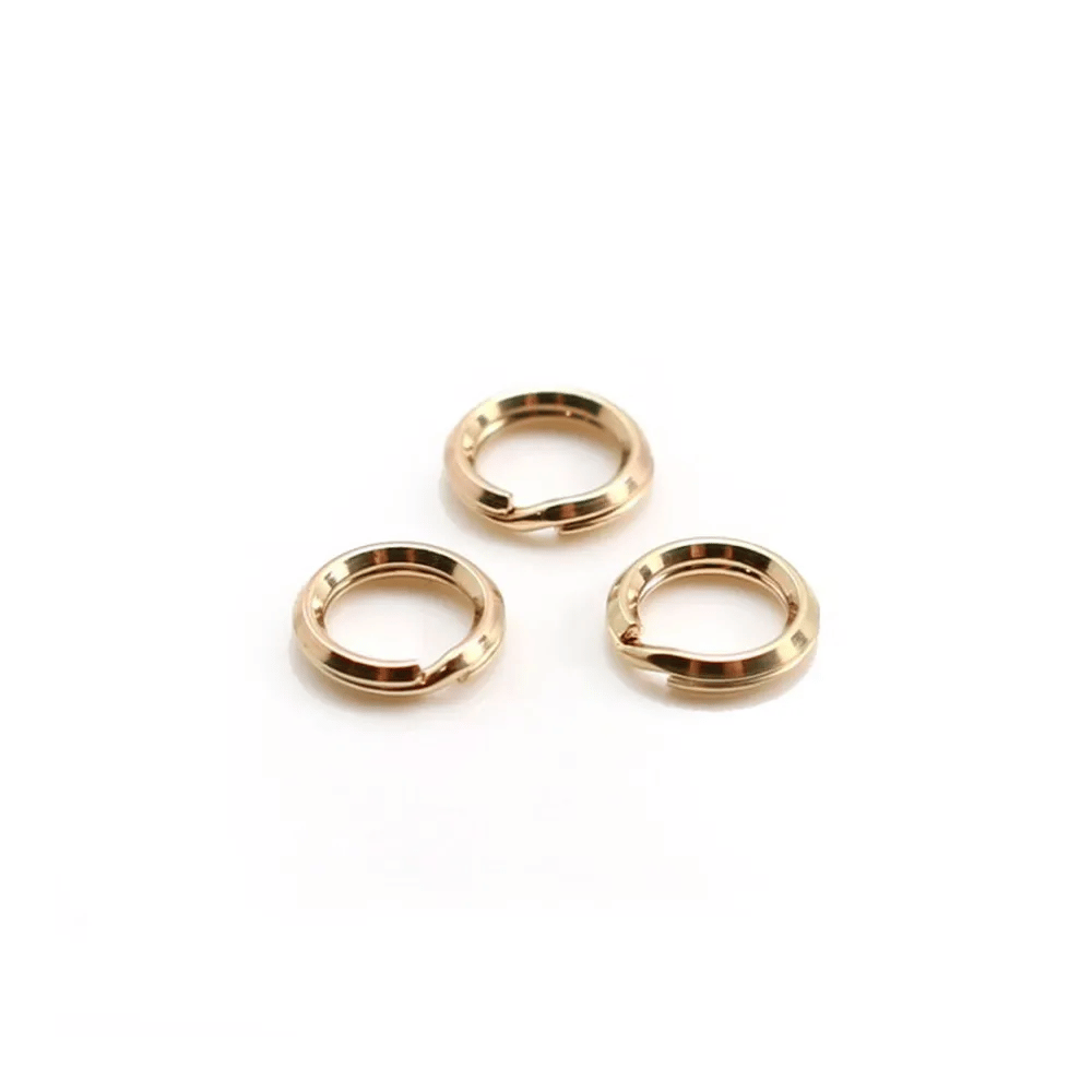 Anneaux ressort 5.2mm Gold Filled 14 carats x 10pcs