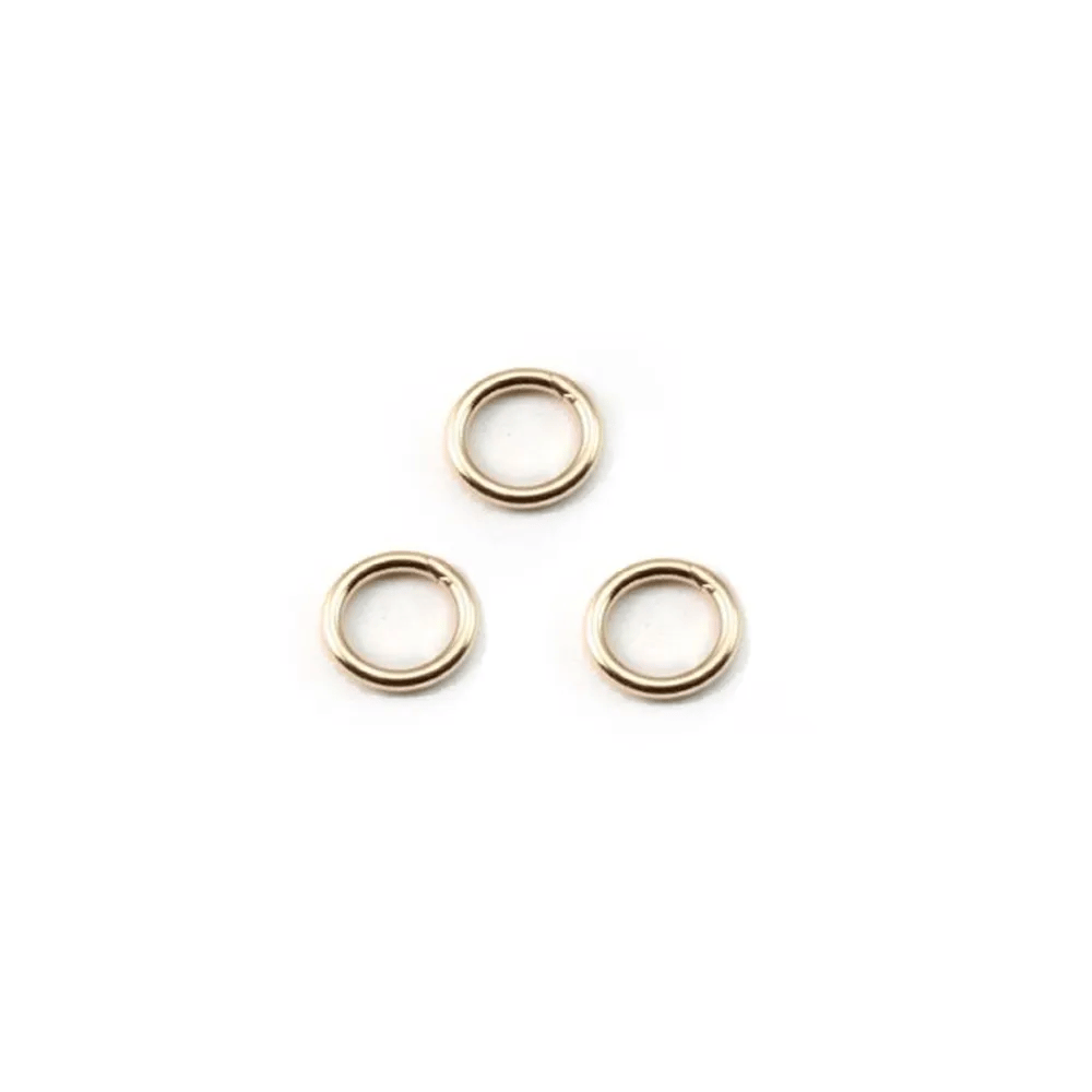 ANNEAUX SOUDE 0.76X5MM GOLD FILLED 14 CARAT 1.55G50PCS