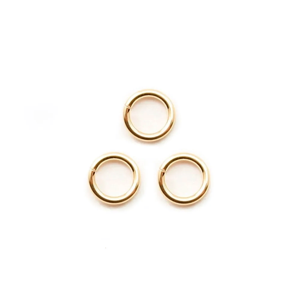 14K Gold filled jumprings open 0.64X5mm x 10 pcs