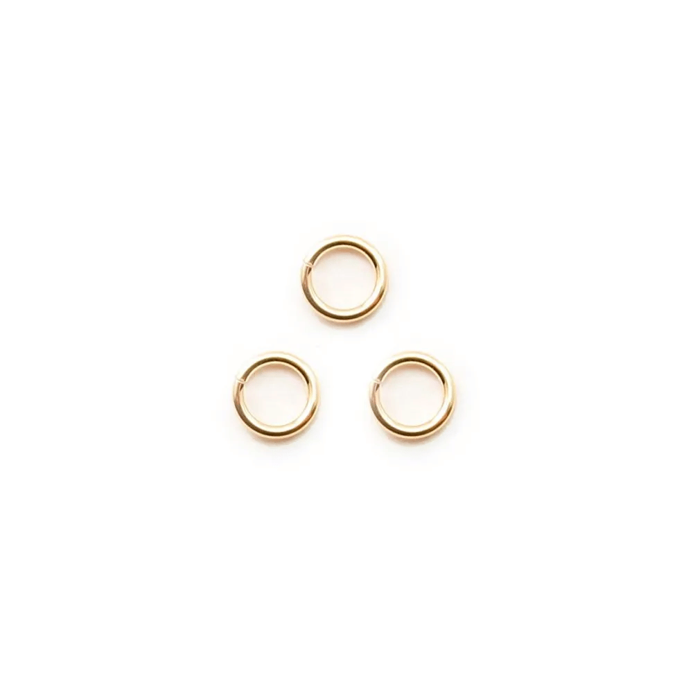 Anneau ouvert 0.64X4mm Gold Filled 14 carats x 10 pcs