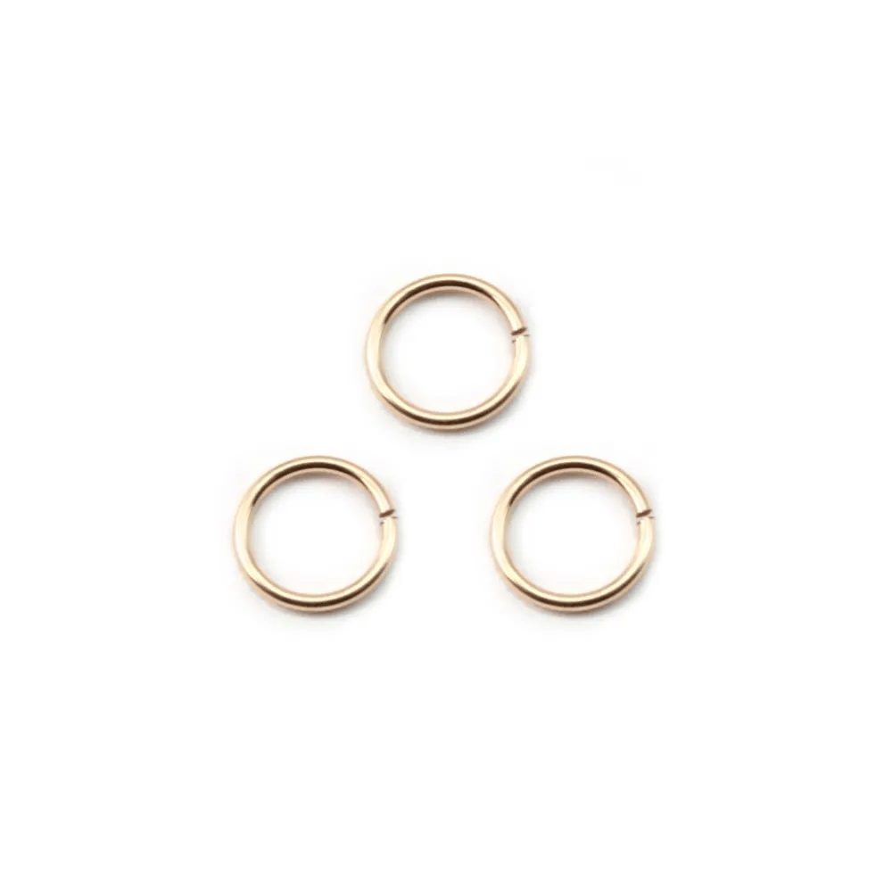 ANNEAUX OUVERT 0.76X7MM GOLD FILLED 14 CARAT 2.4G30PCS