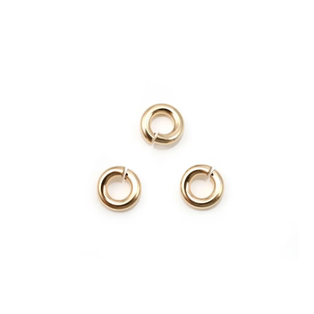 14k gold filled jump ring  4x1.0mm x 6pcs