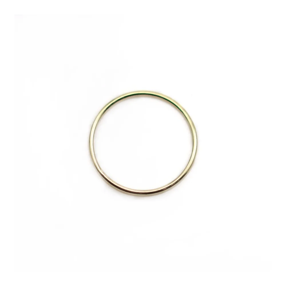 Anneaux soudé en gold filled 14 carats 1.0x20mm x 1pc