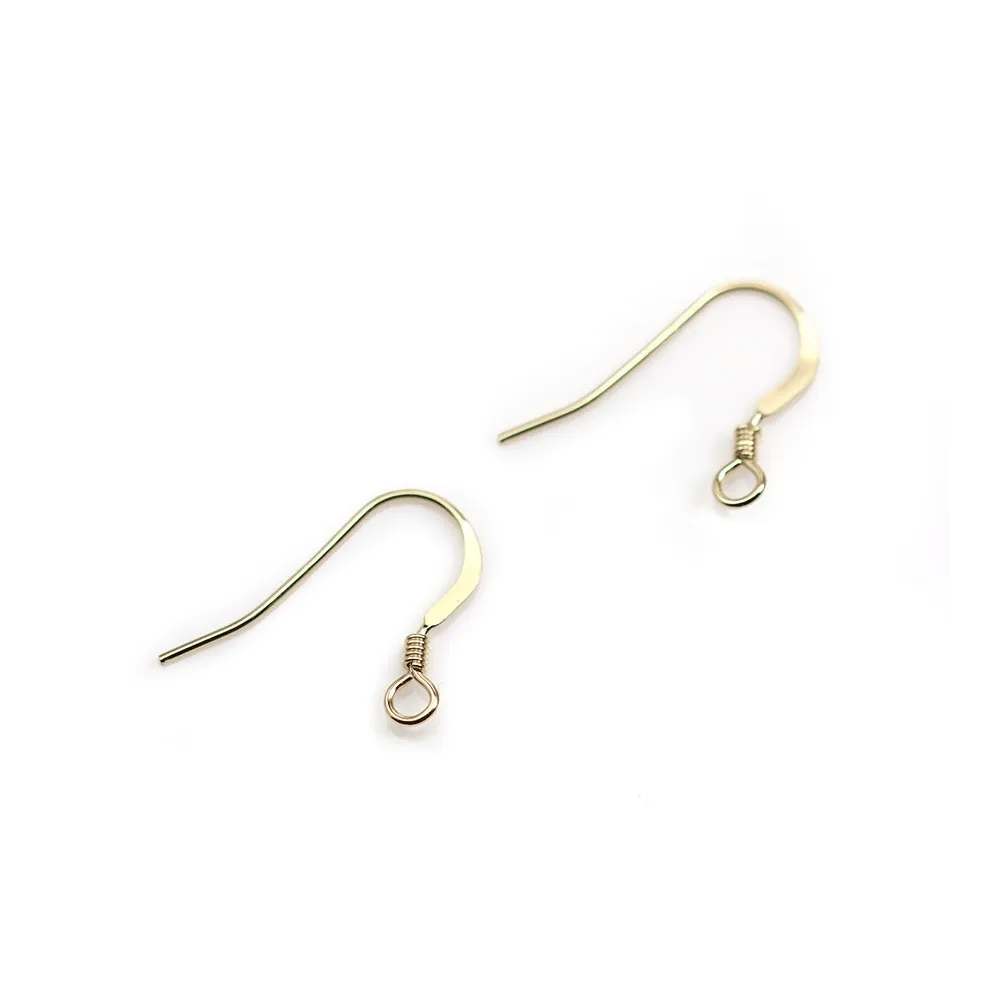 Boucle d'oreille 14MM Gold filled 14 carat x 2pcs