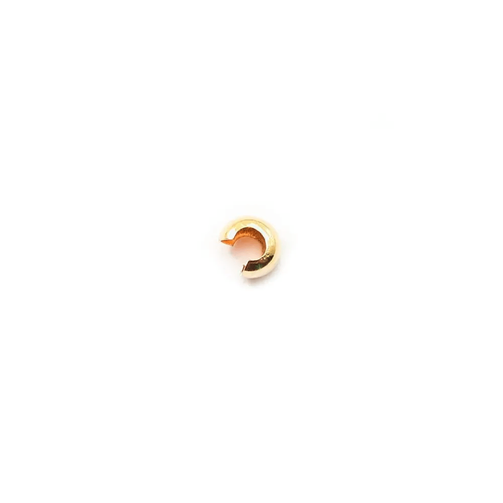Cache nœud 3.0mm Gold filled 14 carat x 10pcs  