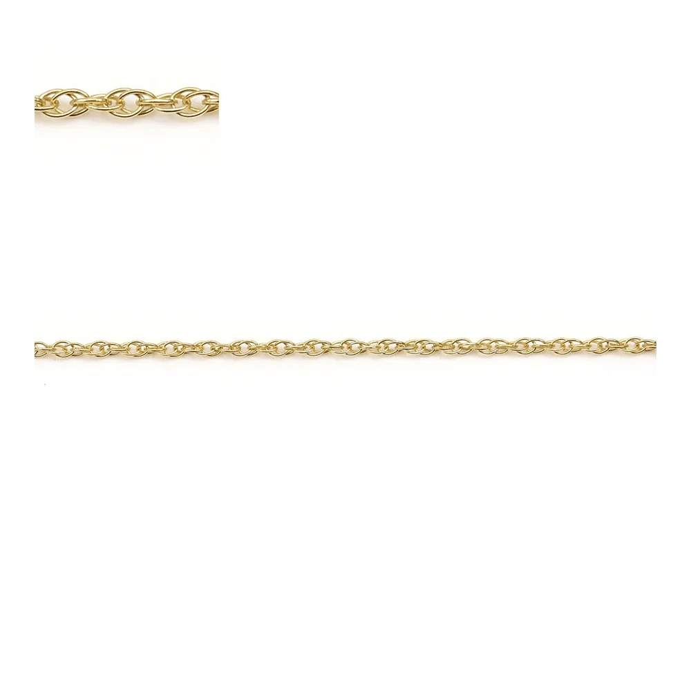 OVAL CHAIN 1,3MM GOLD FILLED 14K x 50CM