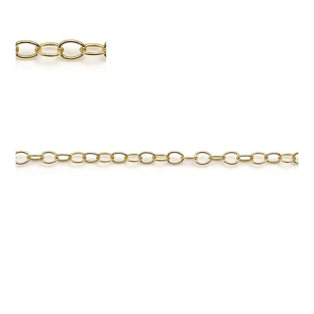Chaine Gold Filled 14 carats 2.9.x2.3mmX 50cm