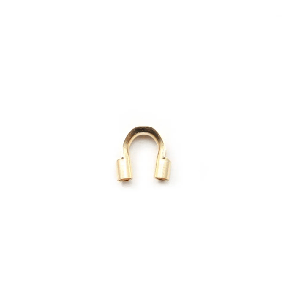 Protection pour fil cable  0.31MM Gold Filled 14 carats  x 4pcs