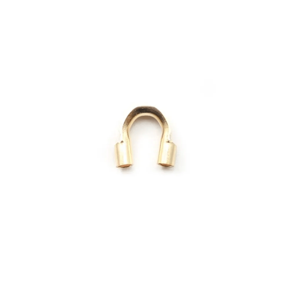 Protection pour fil cable 0.45mm Gold Filled 14 carats x 4 pcs