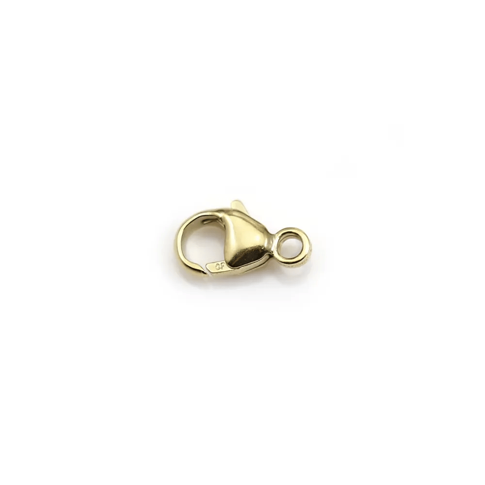 Fermoir, en forme de mousqueton, en gold filled 14 carats, 4.8 * 9mm x 1pc
