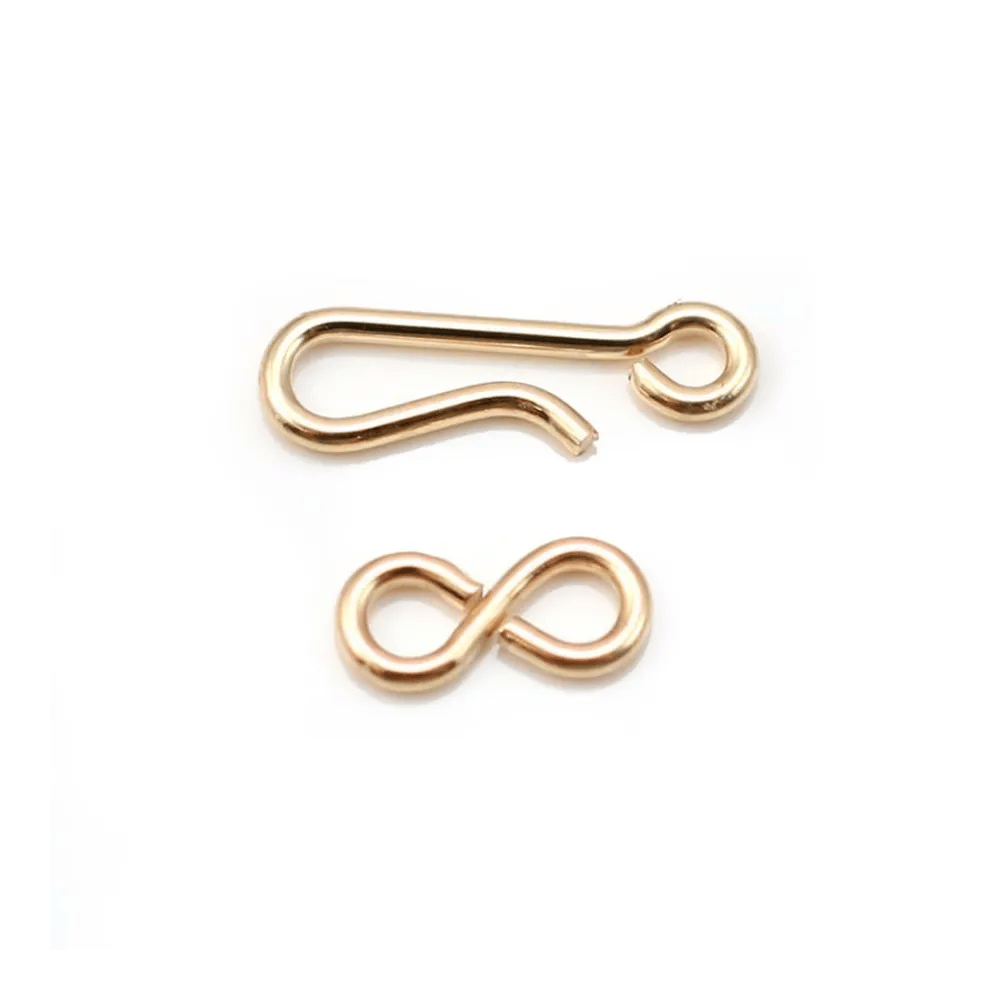 Fermoir crochet en gold filled 14 carats 14mm x 1pc